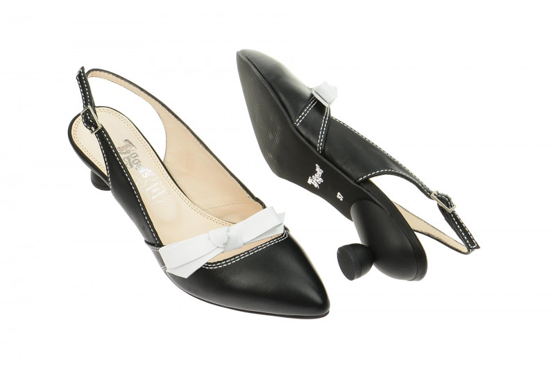 Tiggers Dana Sling Pumps schwarz weiß TT151-Dana 13SA