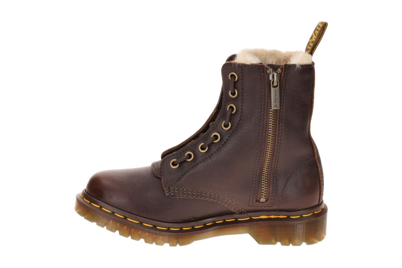 Dr. Martens 1460 Serena Zip Stiefel braun Warmfutter
