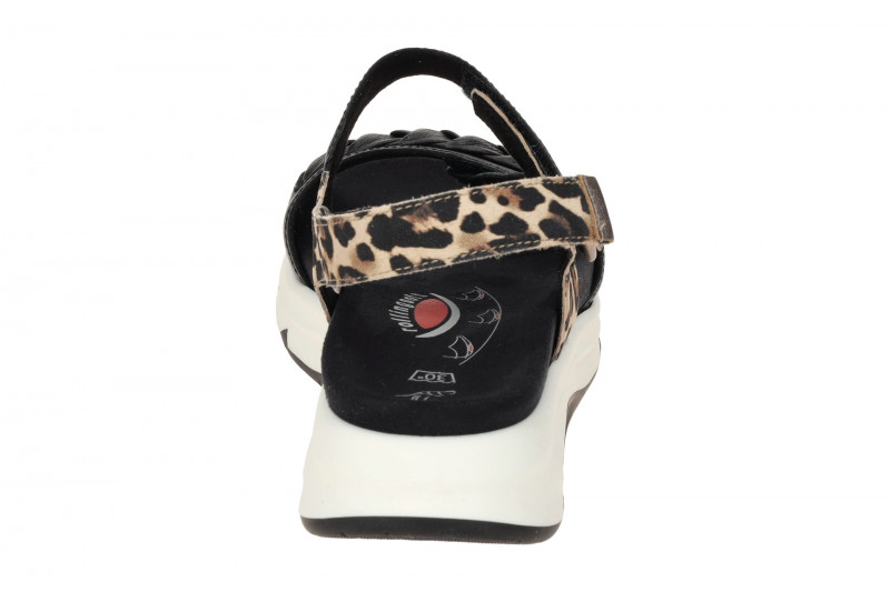 Gabor RollingSoft Sandale schwarz Luchs 66.883.67