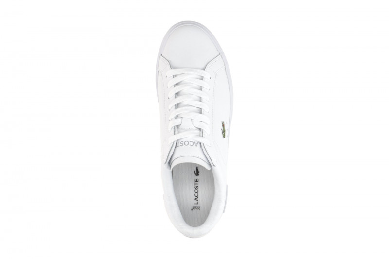 Lacoste Powercourt Schuhe Sneakers weiß Damen Original 0086