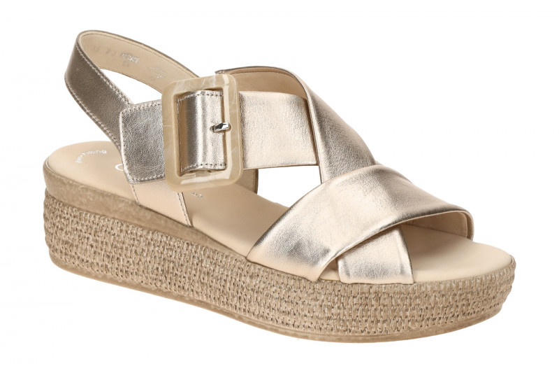 Gabor Plateau Sandale puder grau metallic 64.572.62