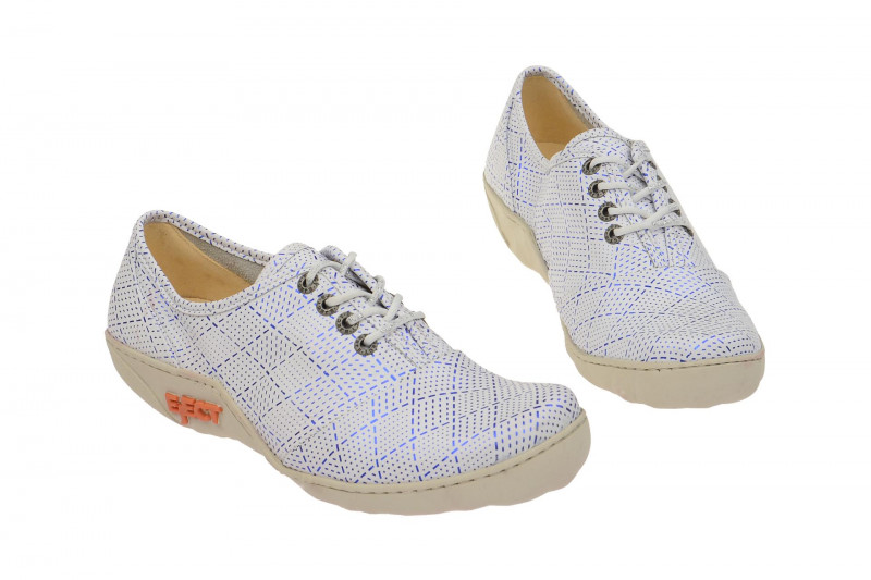 Eject Diamante Schuhe weiß blau 17070