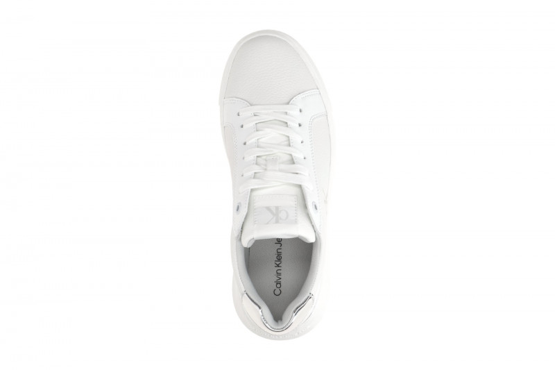 Calvin Klein Schuhe Chunky Cup Sneakers weiß silber Damen