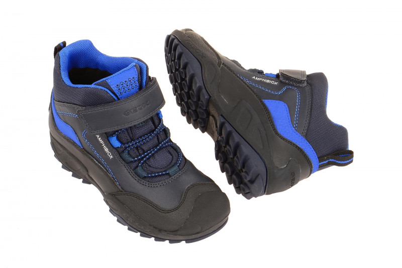 Geox Respira Jungen Stiefel Savage ABX in blau Allwetter Boots