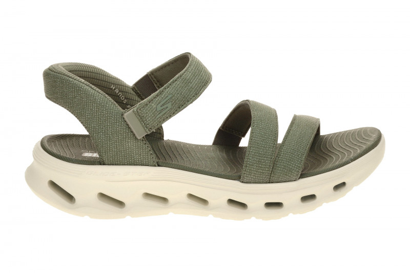 Skechers Sandalen Go Walk Gliede Step grün Slip-Ins 141269