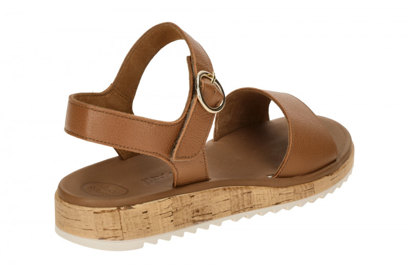 Paul Green Sandale braun cognac Klett 7134