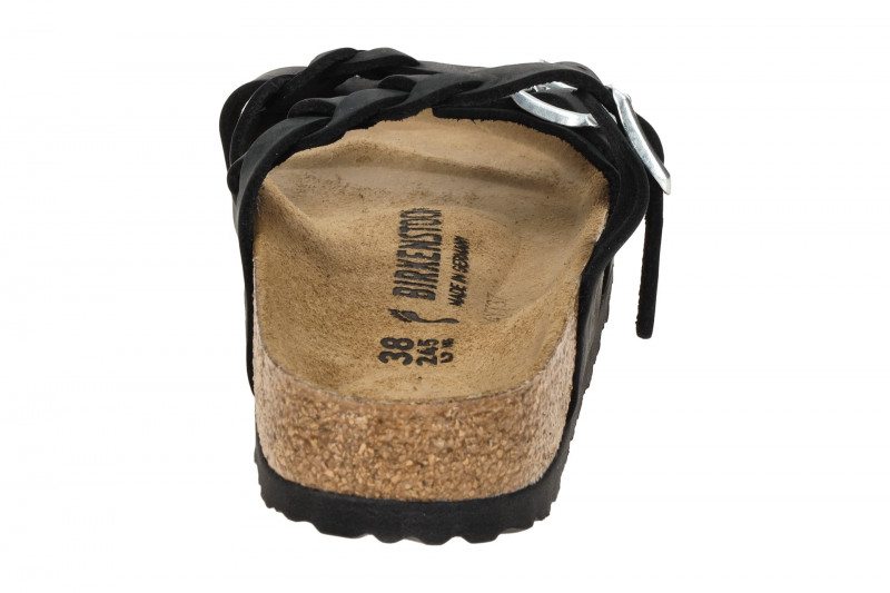 Birkenstock Franca Braided Pantolette schwarz SCHMAL WEITE 1026334