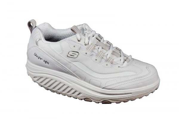 Skechers Shape ups Schuhe 11800/WSL weiß silber Fitness