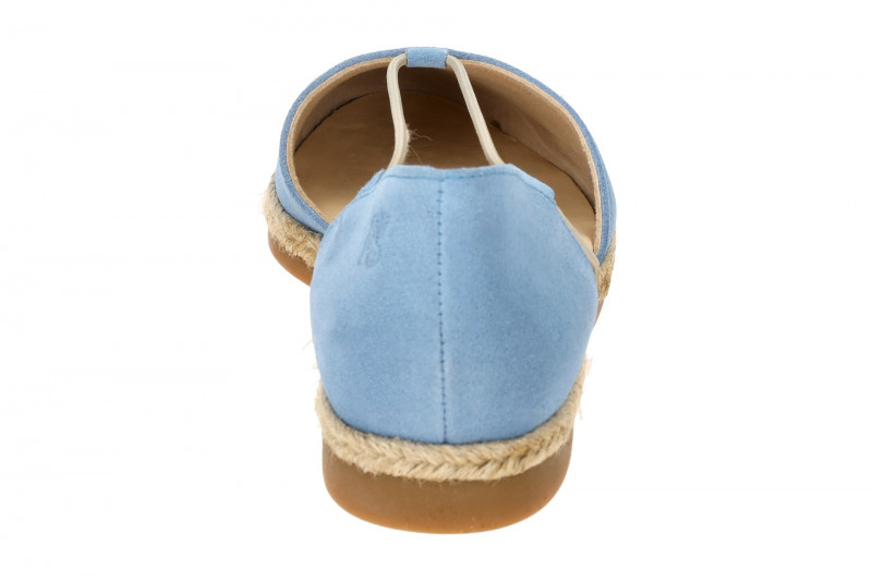 Paul Green Schuhe Espadrilles blau pacific Velour 2856