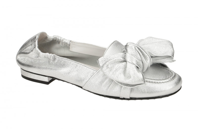 K&S Malu Ballerinas silber metallic 10180