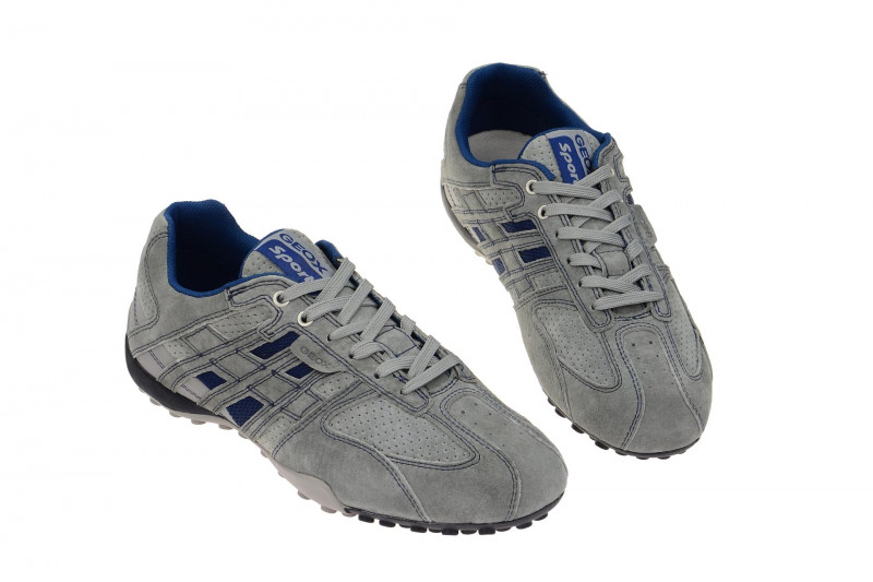 Geox Respira Snake K Sneakers in grau blau Herrenschuhe