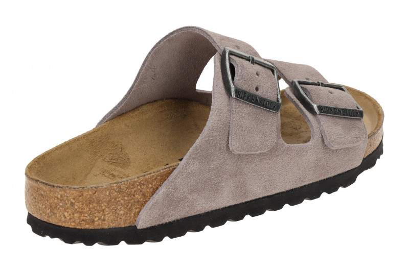 Birkenstock Arizona BS Pantolette lila faded-purple SCHMAL 1028345