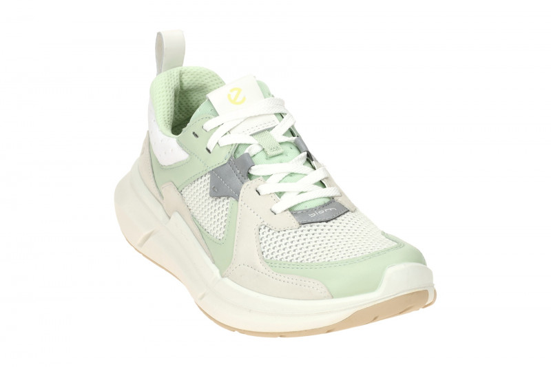 ecco Biom 2.2 Sneaker Schuhe grün beige Mesh 830773
