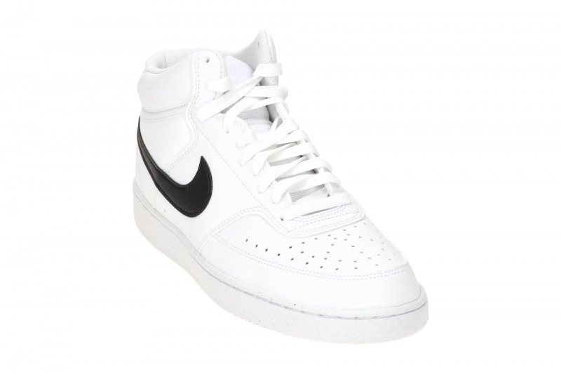 NIKE Court Vision Mid Sneaker weiß schwarz Herren DN3577