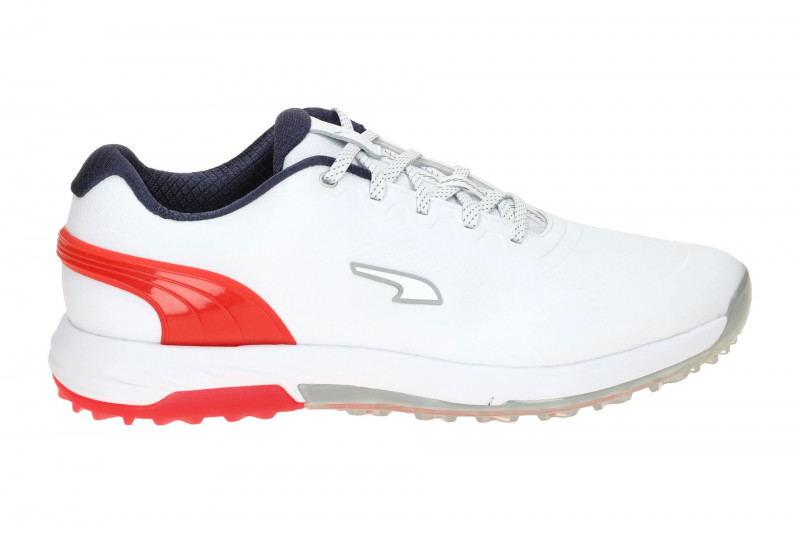Puma Alphacat Nitro Schuhe weiß rot Golfschuhe 378692