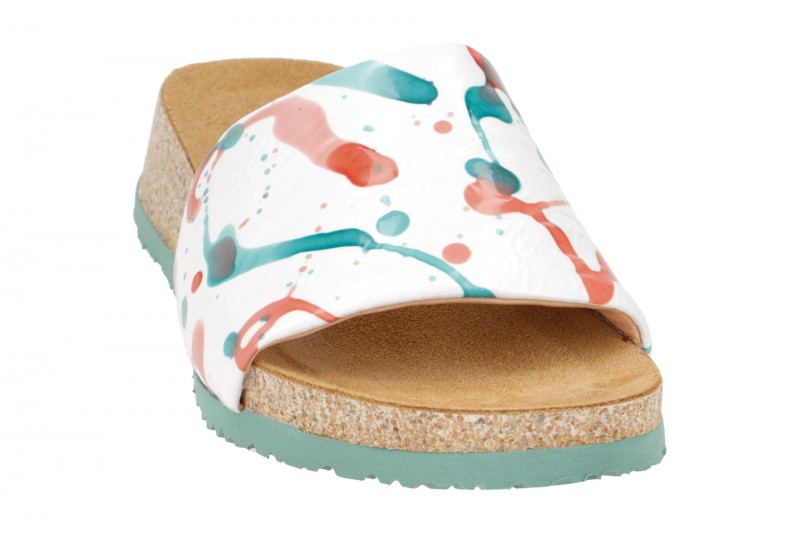 Think Koak Pantoletten weiß bunt 558