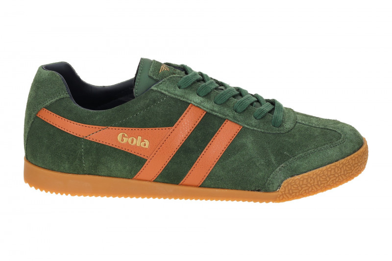 Gola Harrier Schuhe Sneakers grün orange Herren CMA192