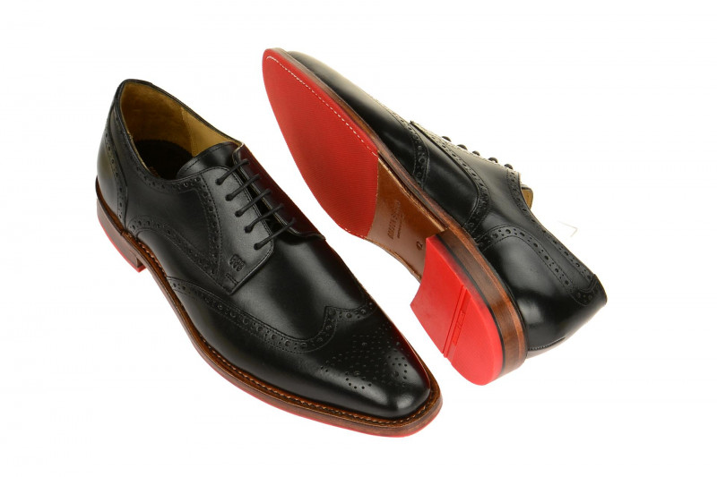 Gordon & Bros Schuhe Milan schwarz Rahmengenäht 4371-G