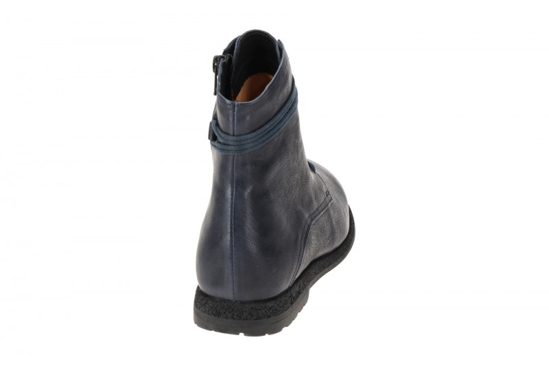 Think Rento Stiefel blau Glattleder 843