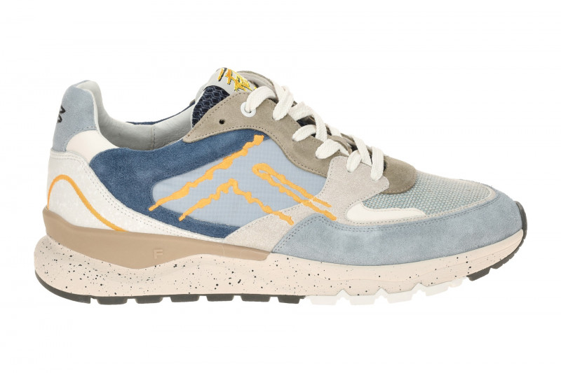 Floris van Bommel De Treener Sneaker Schuhe blau grau 10243