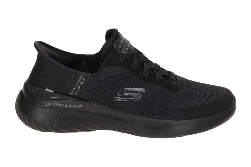 Skechers Bounder Slipper Schuhe schwarz SLIP-IN 232459