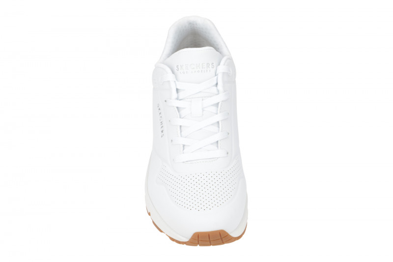 Skechers Uno Schuhe weiß braun Damen Sneakers 73690