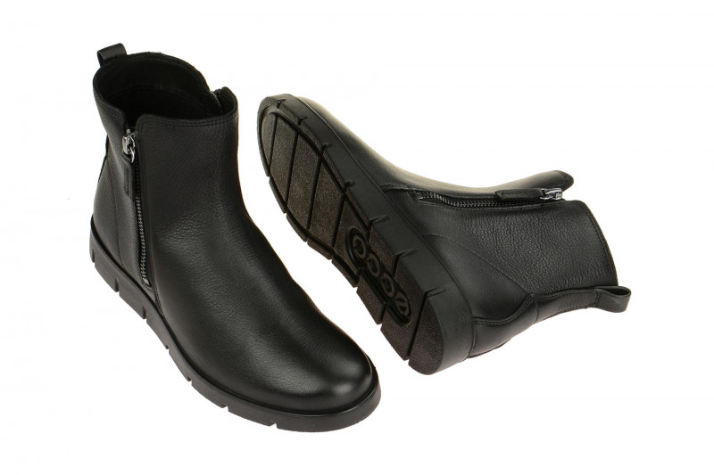 Ecco Bella Stiefelette schwarz Glattleder