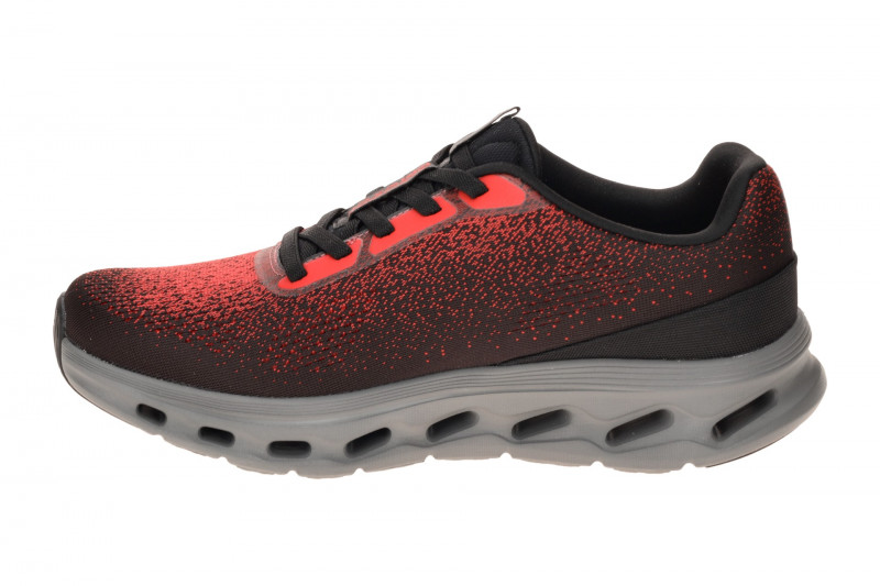 Skechers Go Walk Gliede Step Schuhe Slipper schwarz rot 217020