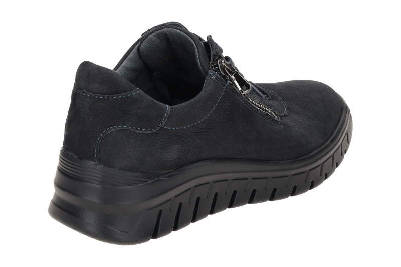 Waldläufer Biggi Schuhe blau Glitzer H-Weite