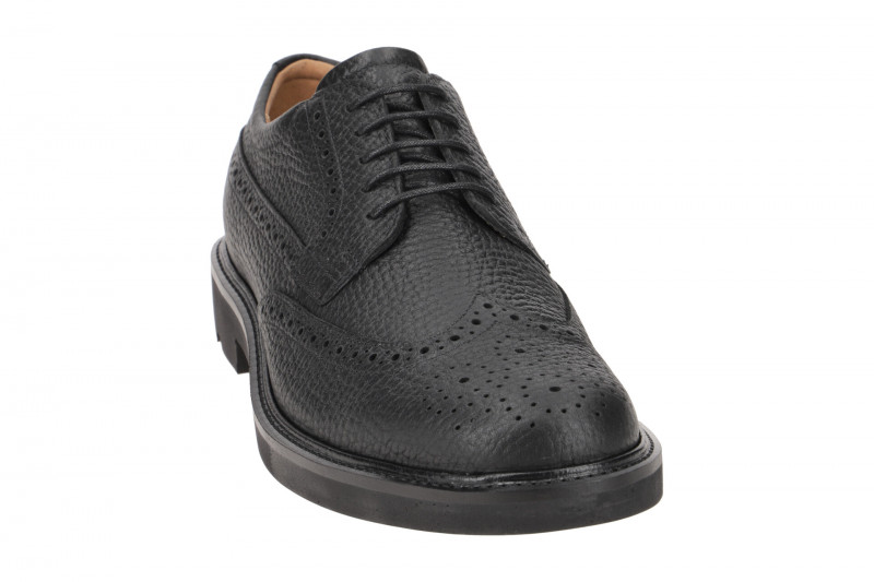 Ecco Metropole London Schuhe schwarz klassik Schnürer 525614