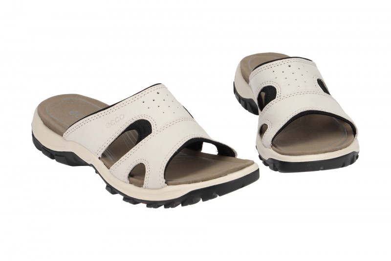 Ecco Offroad Damen Pantolette hell-grau
