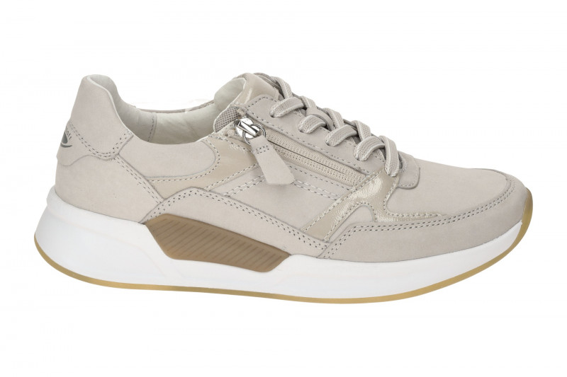 Gabor RollingSoft Schuhe grau puder Nubuck 86.958.31