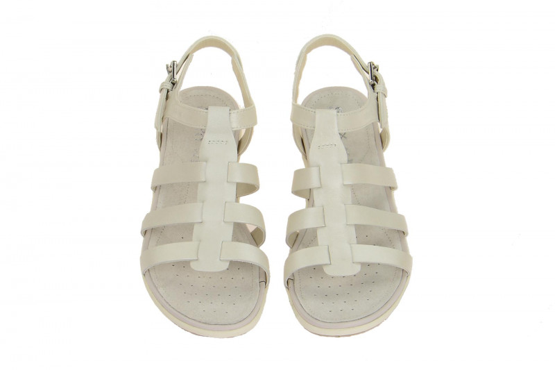 Geox Sandale Vega weiß metallic D72R6A