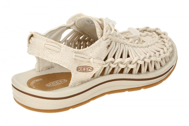 KEEN Uneek Canvas Sandale beige Damen 1026231