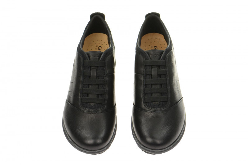 Geox Nebula Schuhe schwarz Glattleder U52D7B