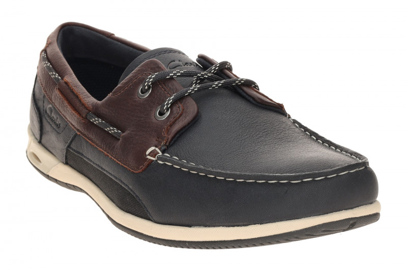 Clarks Orson Sail Schuhe blau Herren Bootsschuhe 26186198