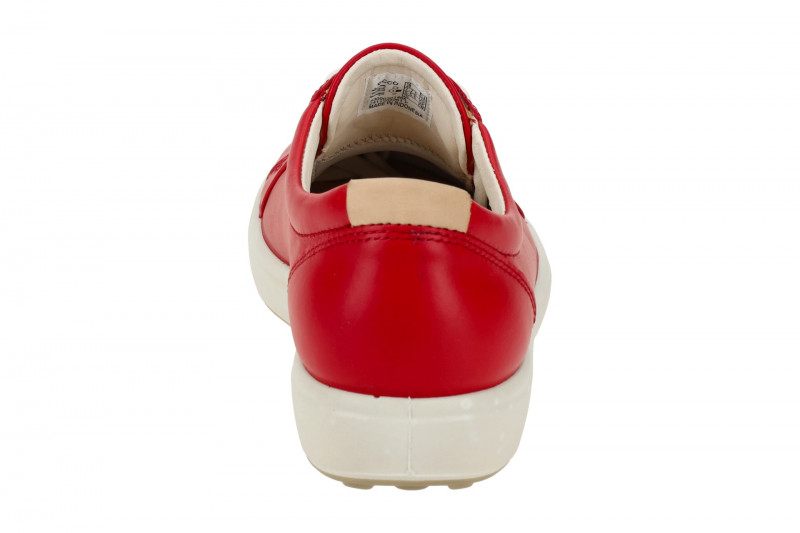 Ecco Soft 7 Schuhe chili rot Damen Sneakers 430003