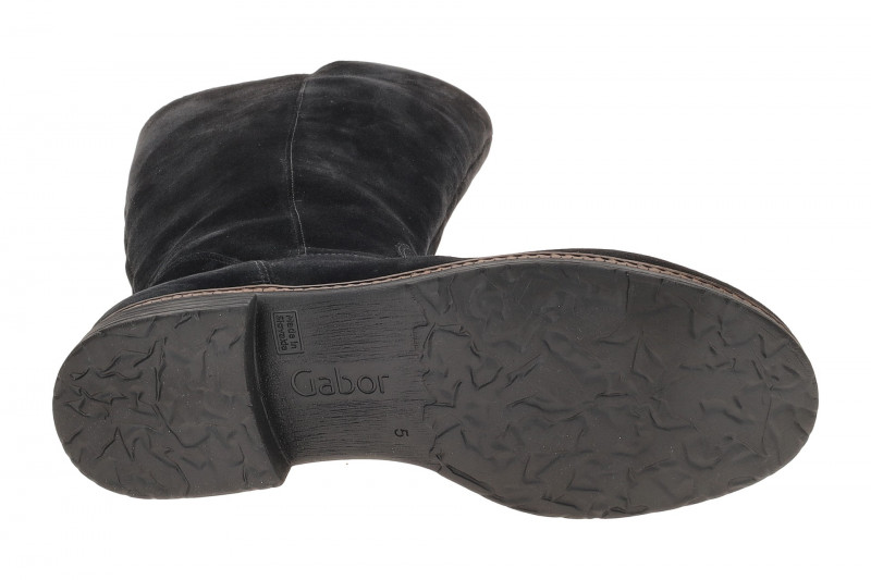 Gabor Langschaft Stiefel blau Schaftweite M 74.679.16