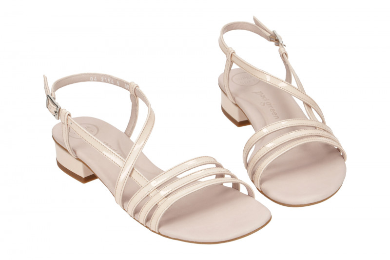 Paul Green Sandalette beige Lack 7621