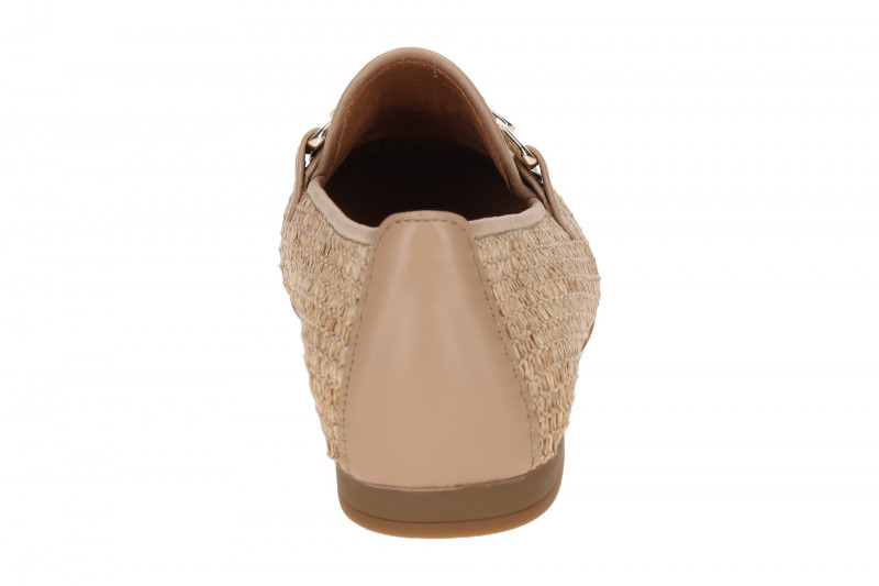 Gabor Slipper Loafer braun sand Bast 85.214.44