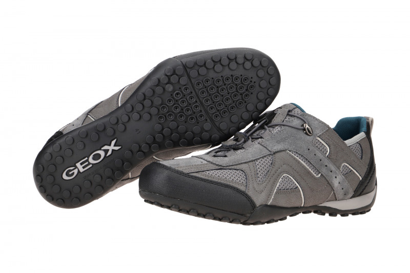 Geox Snake Sneaker Schuhe grau stone U2507B