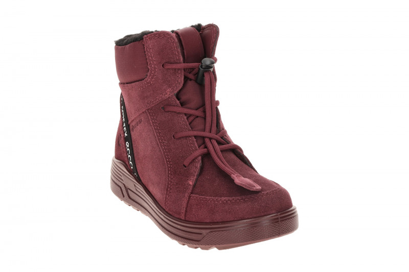 ecco Urban Kinderstiefel dunkelrot Warmfutter GORE-TEX