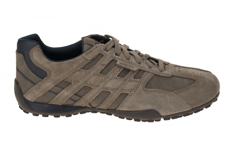 Geox Snake Schuhe Sneakers grau dove-grey U4507A