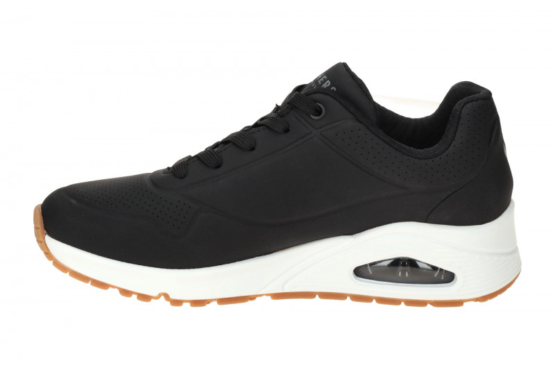 Skechers Uno Schuhe schwarz weiß Damen Sneakers 73690