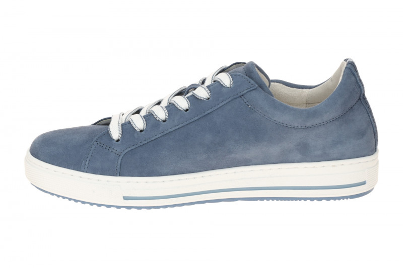 Gabor Sneaker Schuhe hellblau Velour 86.518.46