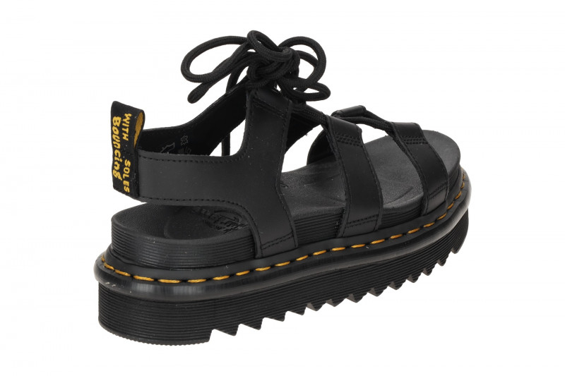 Dr. Martens Nartilla Plateau Sandale schwarz 24641001