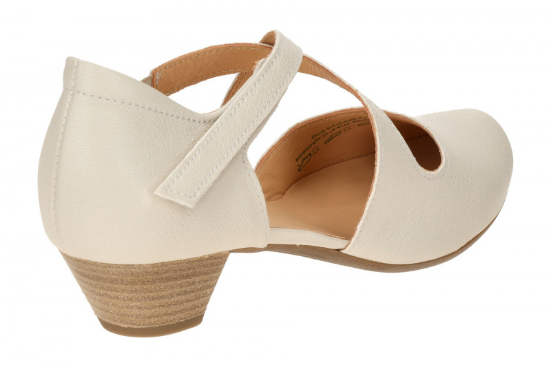 Think Aida Riemchen Pumps beige panna