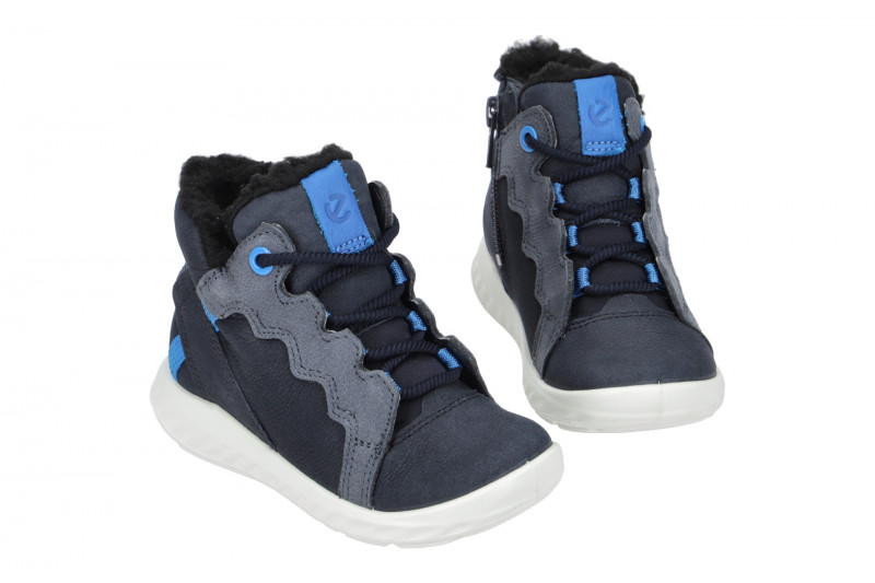 Ecco SP.1 Lite Winter Kinderstiefel blau Gore- Tex