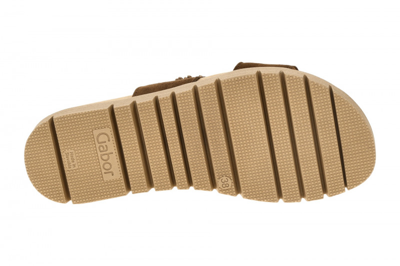 Gabor Pantolette braun cacao Velour 83.743.18