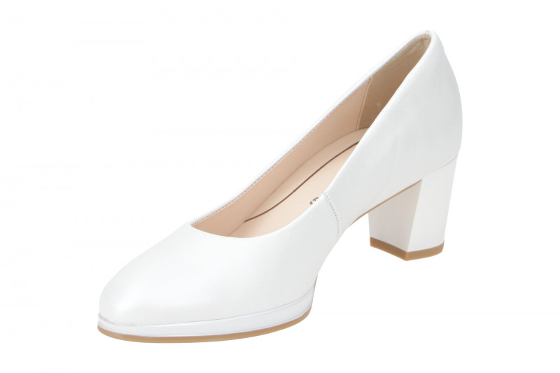 ARA Orly Pumps weiß offwhite Perlglanz 12-13444